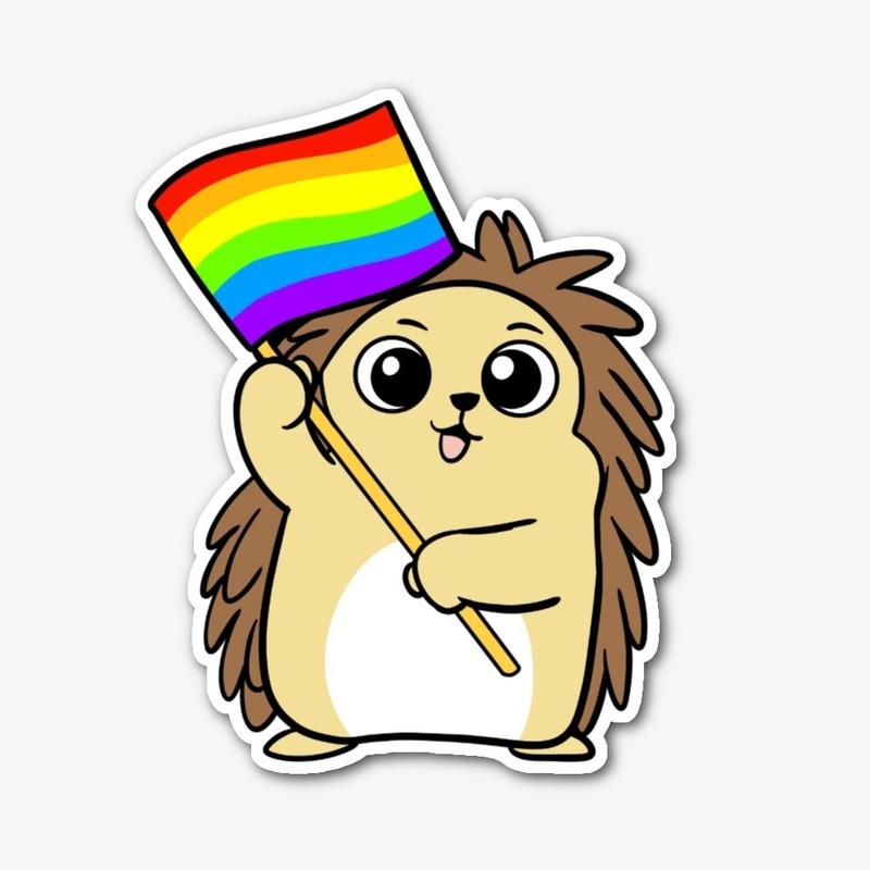 LGBTQ Cartoon Porcupine