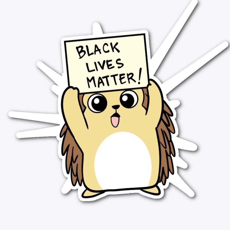 Black Lives Matter Porcupine Cartoon