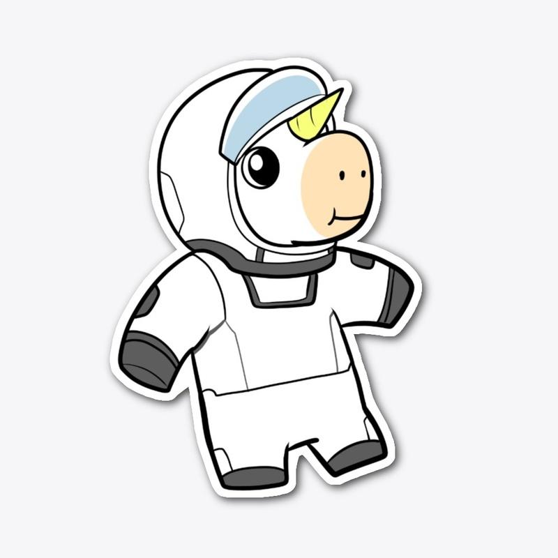 Space Unicorn Cartoon